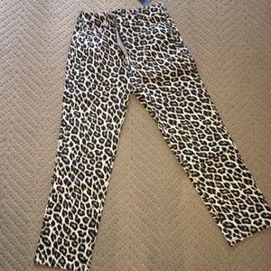 Leopard Cigarette Pant